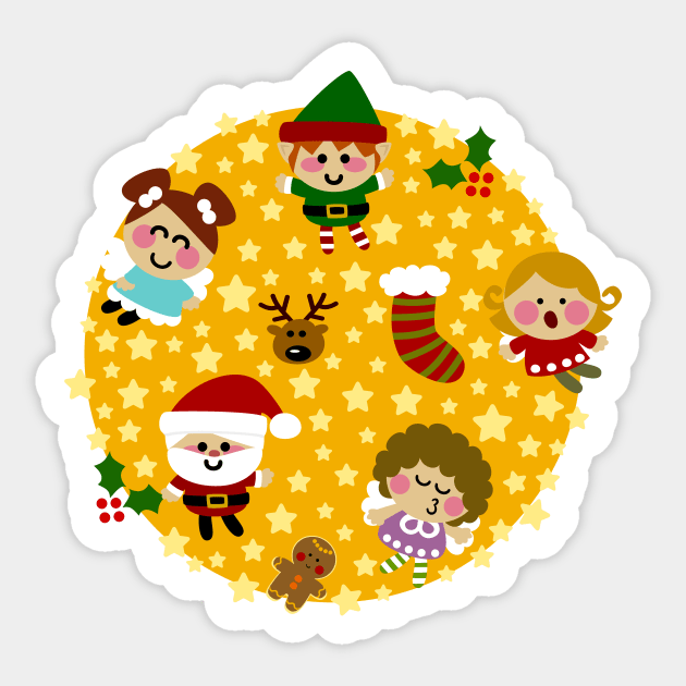 Patrón De Navidad Sticker by soniapascual
